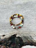 Abundance, Anxiety, Clarity, Calm, Motivation and Protection Beaded Bracelet