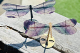 Flourite Dragonfly Wings on Stand No 2