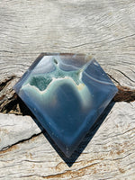 Druzy Agate Diamond on Stand No 1
