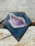 Druzy Agate Diamond on Stand No 2