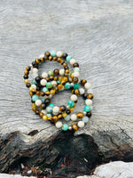 Abundance, Clarity, Calm, Focus, Fortune, Protection Beaded Bracelet