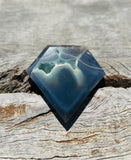 Druzy Agate Diamond on Stand No 1