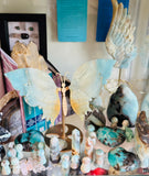 Amazonite Butterfly Wing on Stand 🦋