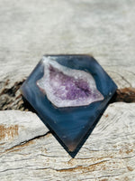 Druzy Agate Diamond on Stand No 2