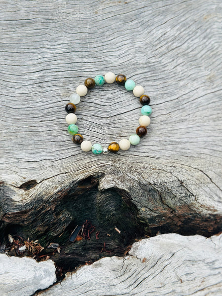 Abundance, Clarity, Calm, Focus, Fortune, Protection Beaded Bracelet
