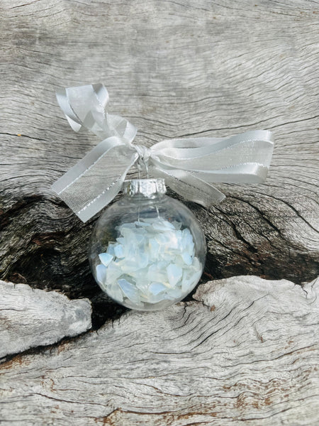 Opalite Christmas Crystal Baubles 🎄