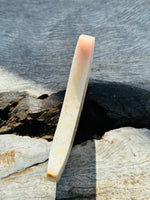 Pink Amethyst Moon on Stand Large No 2