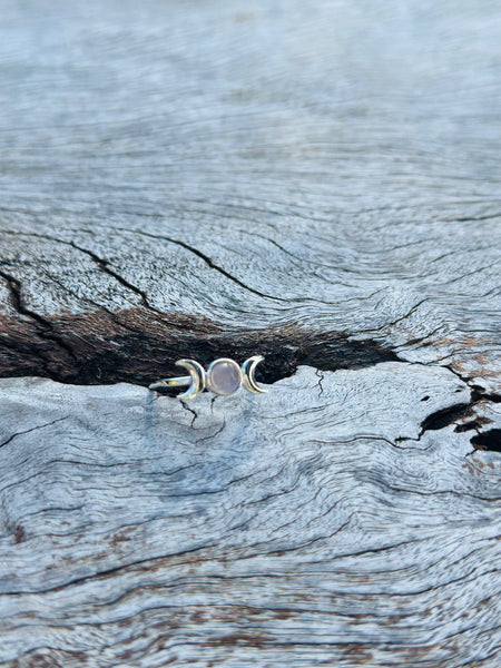 Rose Quartz Goddess Ring