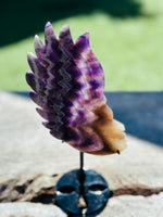 Dream Amethyst Indian Head on Stand No 2
