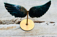 Ocean Jasper Wings on Stand