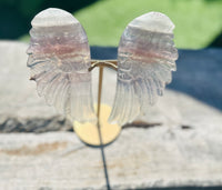 Flourite Angel Wings on Stand 😇