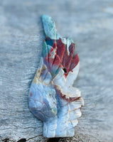 Ocean Jasper Wing on Stand ❤️