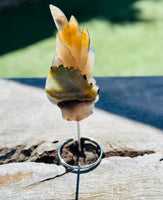 Druzy Agate wing on stand No 1