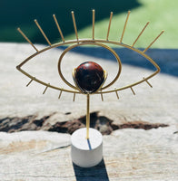 EvilEye Sphere Stand with Mahogany Obsidian Sphere