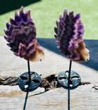 Dream Amethyst Indian Head on Stand No 2