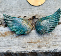 Ocean Jasper Wings on Stand