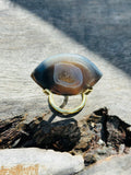 Druzy Agate Eye on Stand No 4