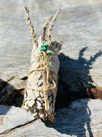 White Sage Stick Medium with Lavender & Daisies