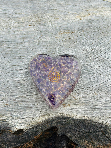 Orgonite Heart Amethyst