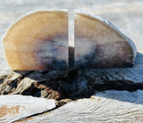 Natural Agate Bookends