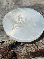 Be Yourself Selenite Charging Plate ❤️❤️
