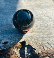 Petrified Wood Sphere with Stand ❤️