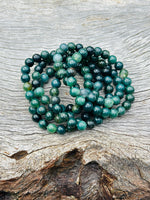 Moss Agate Beaded Bracelet ❤️