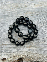 Black Tourmaline Nuggets Bracelet