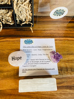 The Little Box of Hope, Love & Calm - Hope Palm Stone