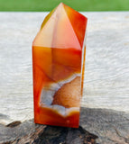 Carnelian Druzy Tower ❤️