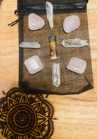 Chakra Balancing and Harmony Grid Kit Crystals