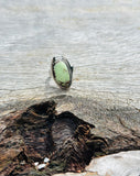 Chrysoprase with Sterling Silver Ring