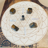 Crystal Grid Board - Sri Yantra Design ❤️
