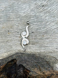Clear Quartz with Sterling Silver Pendant