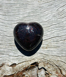 Garnet Puff Heart Medium