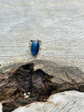 Blue Kyanite with Sterling Silver Ring