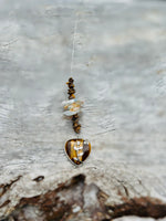 Tigers Eye Heart SunCatcher