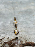 Tigers Eye Heart SunCatcher