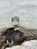 Clear Quartz with Sterling Silver Ring