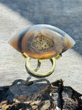 Druzy Agate Eye on Stand No 1