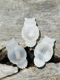 Selenite Owl Trinket Bowl Small 🦉
