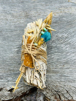Citrine and White Sage Bundle ❤️