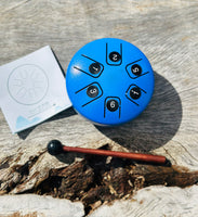 Steel Tongue Harmony Drum Blue Small ❤️