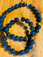 Father n Son Matching Beaded Bracelets