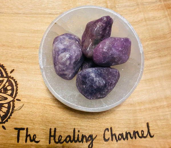 Lepidolite Tumbled Stone Large
