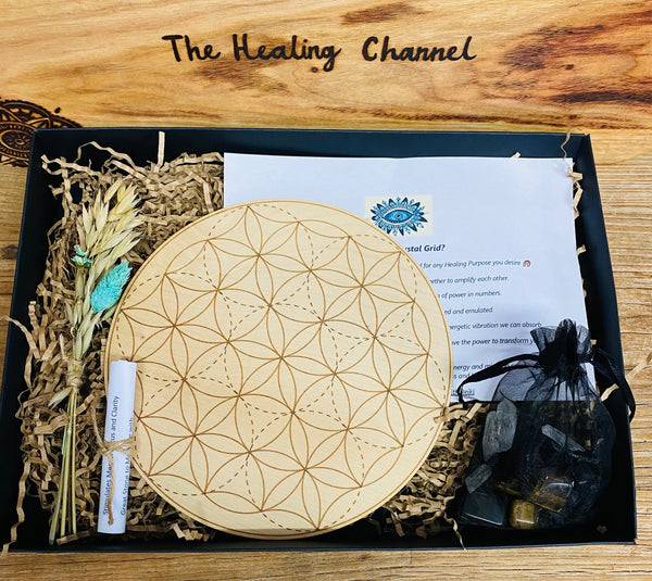 Crystal Grid Starter Box for Grounding, Protection and Confidence ❤️