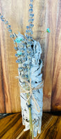 White Sage Stick Large with Lavender & Daisies