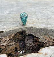 Turquoise set in Solid 925 Sterling Silver Ring