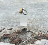 Picture Jasper with 925 Sterling Silver Ring