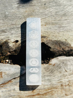 Selenite Printed Chakra Ruler 14cm ❤️❤️
